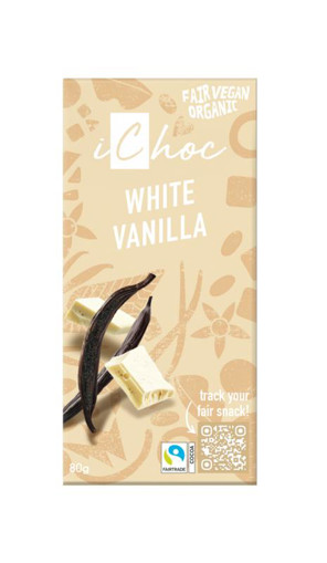 afbeelding van Ichoc white vanilla vegan