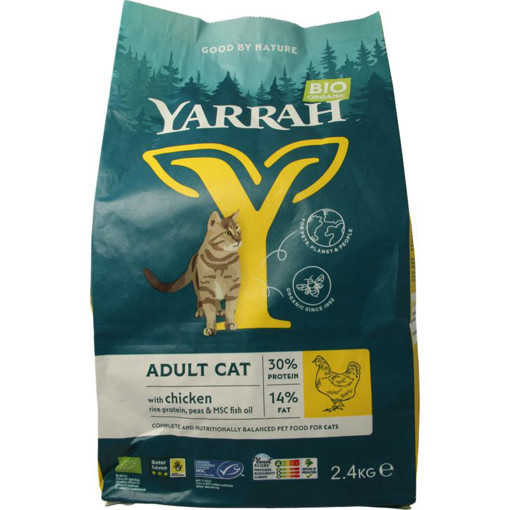 afbeelding van Organic cat dry food chicken