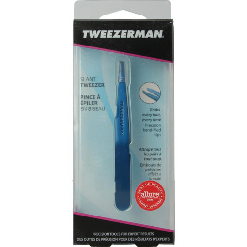 afbeelding van Slant tweezer bell bottom blue