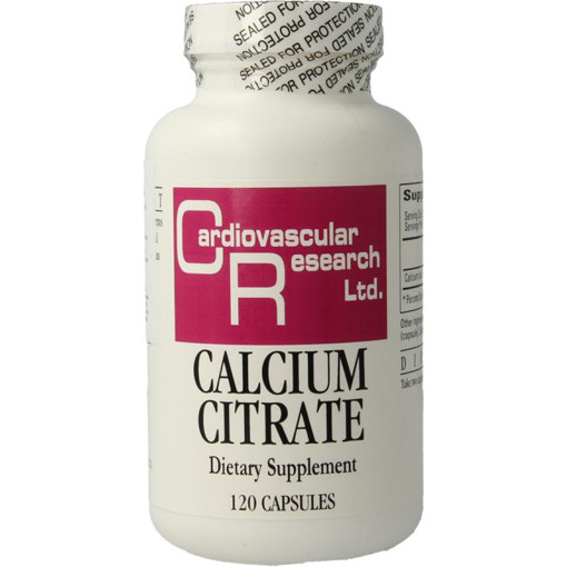 afbeelding van calcium citr 165mg cardio vcl