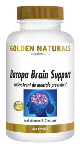 Golden Naturals Bacopa Brain Support 60 capsules afbeelding