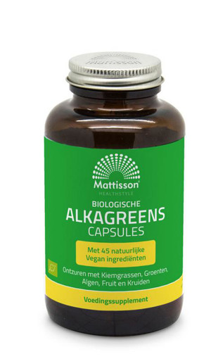 afbeelding van biologische alkagreens capsule