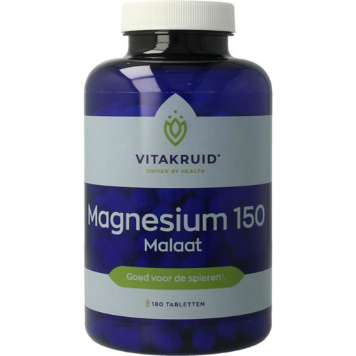 Vitakruid Magnesium 150 Malaat 180 tabletten