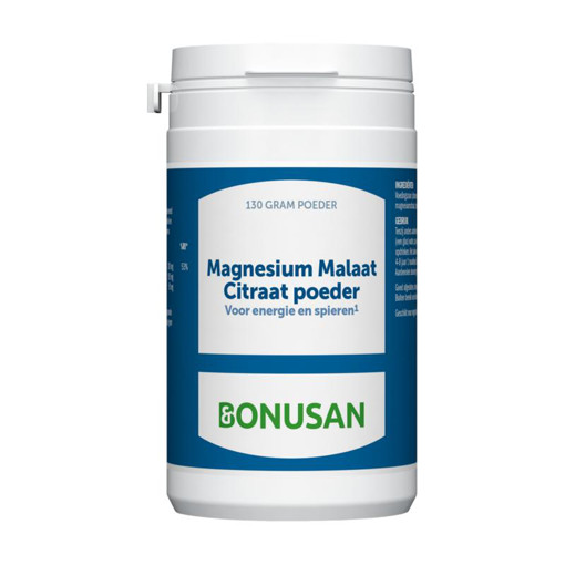 Bonusan Magnesium Malaat Citraat Poeder 160 kopen? | Bioflora Health Products