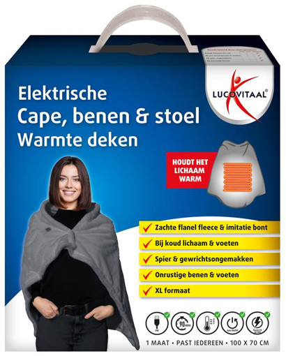 afbeelding van elektrische cape warmte deken