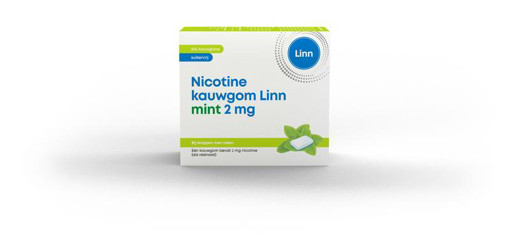 afbeelding van nicotine kauwgom 2 mg mint av