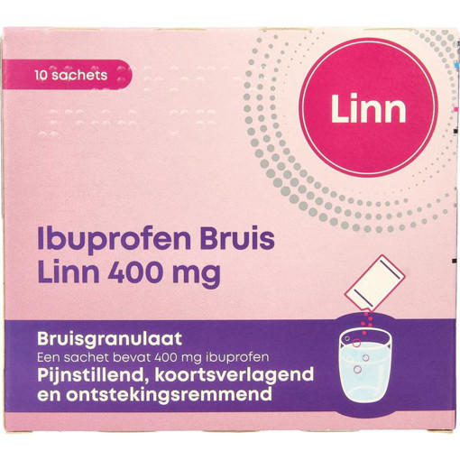 afbeelding van ibuprofen bruisgranu 400mg uad