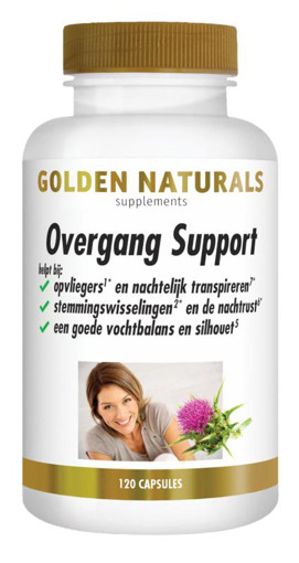 Golden Naturals Overgang Support 120 capsules afbeelding