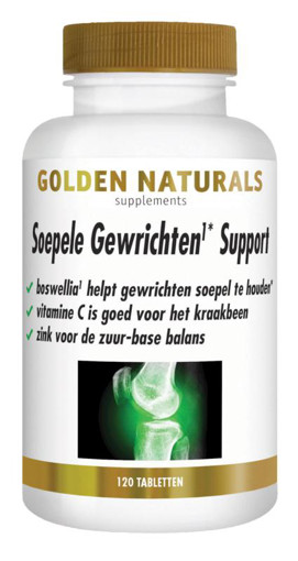 Golden Naturals Soepel Gewricht & Kraakbeen Support 120 tabletten afbeelding