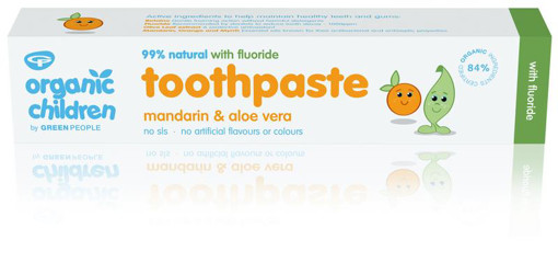 afbeelding van organic childr mand toothp flu