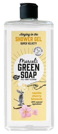 afbeelding van showergel vanilla & cherry blo