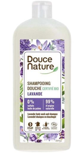 afbeelding van douchegel&shampoo lavendel bio