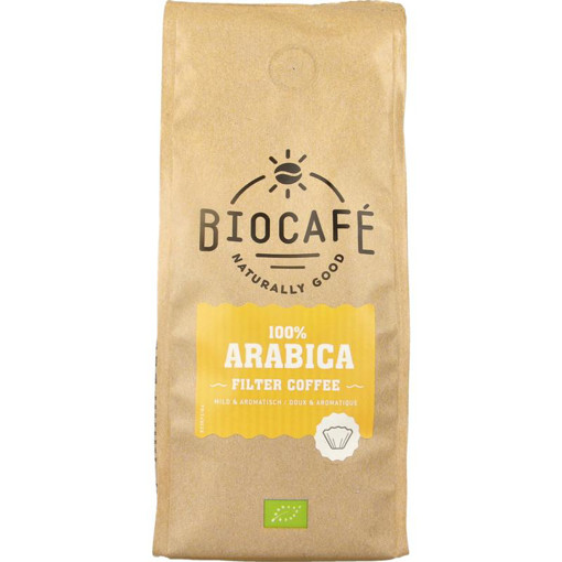 afbeelding van Biocafe filterkoffie 100% arab