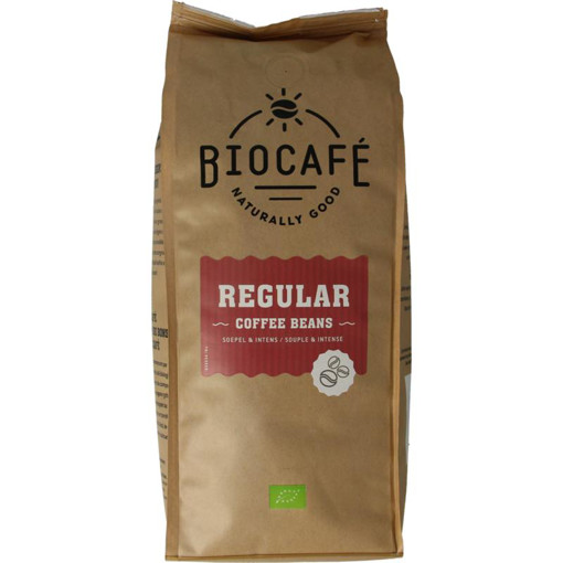 afbeelding van Biocafe koffiebonen regul bio