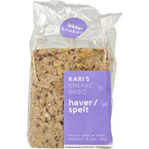 afbeelding van Knekkebrod haver/spelt bio