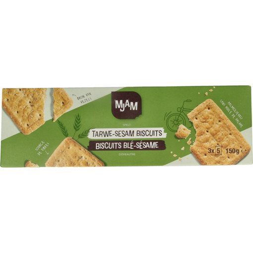 afbeelding van Biscuits tarwe sesam bio