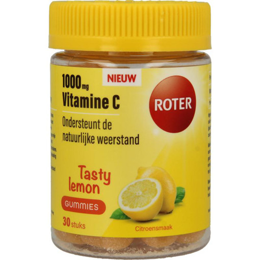 afbeelding van Vitamine C 1000mg citroen gummi