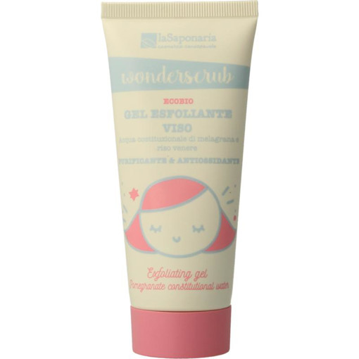 afbeelding van wonderscrub exfoil face gel