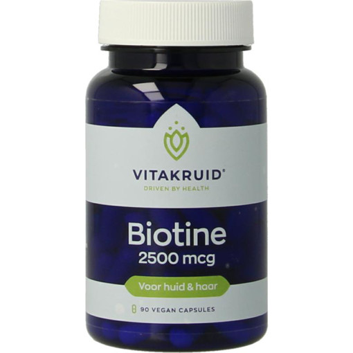 Vitakruid Biotine 2500 mcg 90 capsules afbeelding