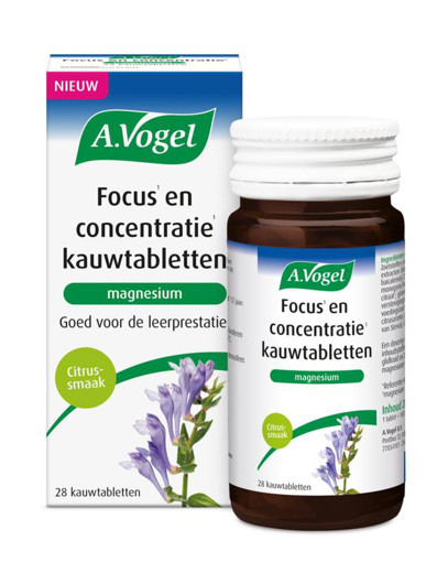 A Vogel Focus en Concentratie 28 kauwtabletten afbeelding