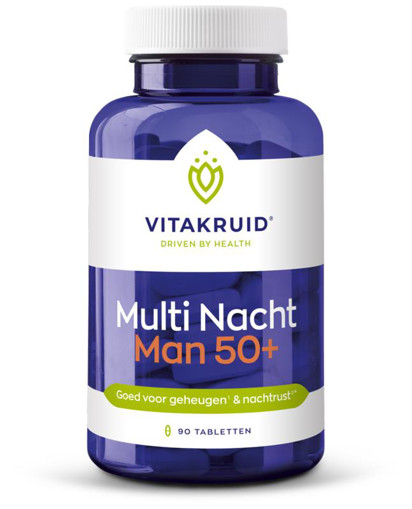 Vitakruid Multi Nacht man 50+ 90 tabletten afbeelding