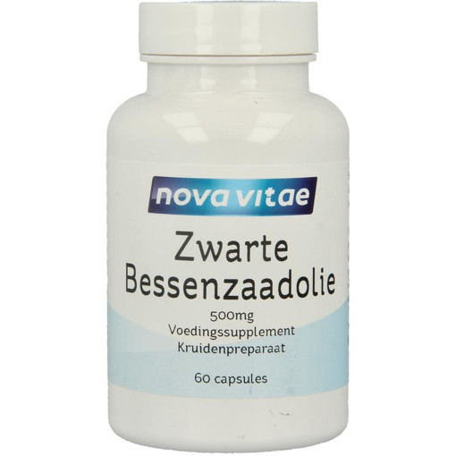 afbeelding van zwarte bessenzaad olie