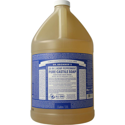 afbeelding van bronners liquid soap peppermin