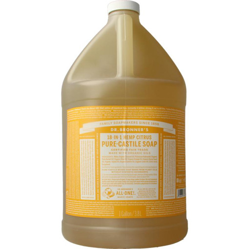 afbeelding van bronners liquid soap citrus