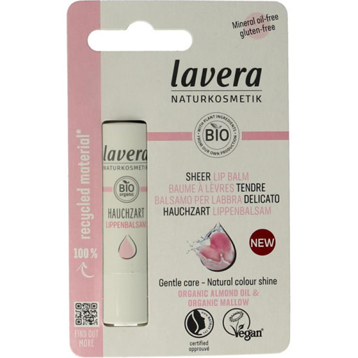 afbeelding van Lavera lipbalm sheer