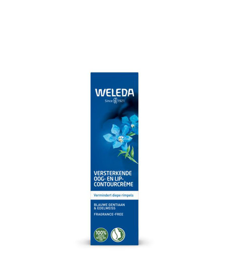 afbeelding van Blauwe gentaan & edelweiss oog en lipcontourcreme