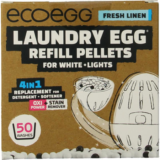 afbeelding van Laundry egg refill fresh linnen