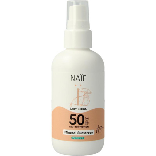 afbeelding van Zon baby & kids spray SPF50 parfumvrij