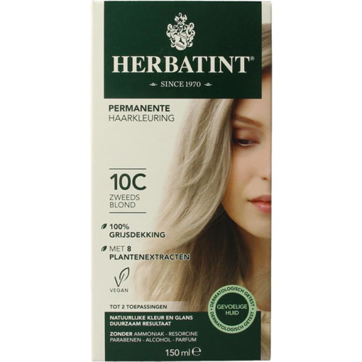 afbeelding van Herbatint 10c zweeds blond