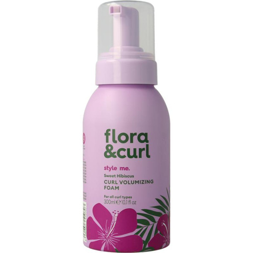 afbeelding van flora&curl hibisc volum foam