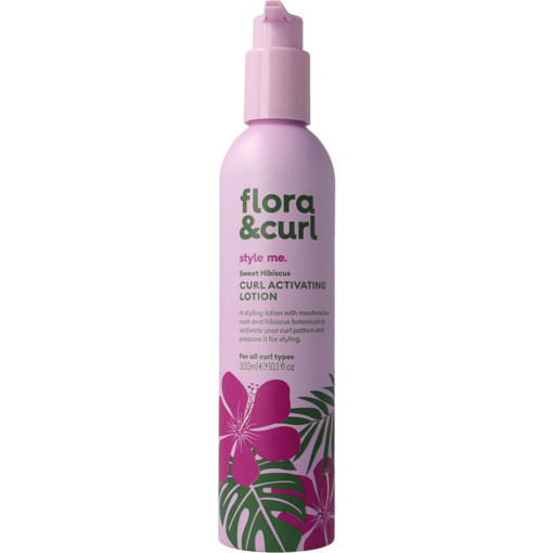 afbeelding van flora&curl hibisc curl lotion