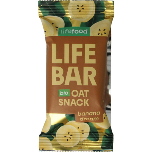 afbeelding van lifebar oatsnack banana dream