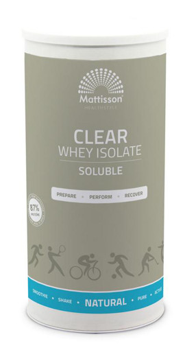 afbeelding van clear whey isolate