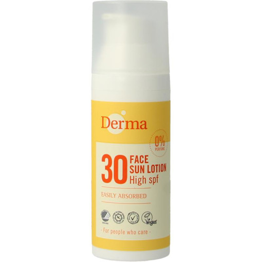 afbeelding van Derma sun face lotion spf30