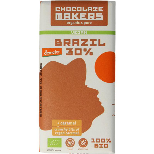 afbeelding van brazil karamel 30% veg dem bio