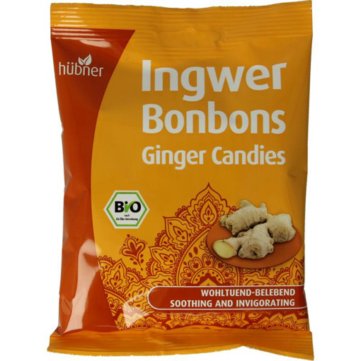 afbeelding van gember bonbons bio