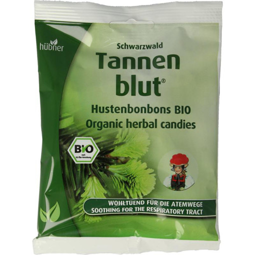 afbeelding van tannenblut hoestbonbons bio