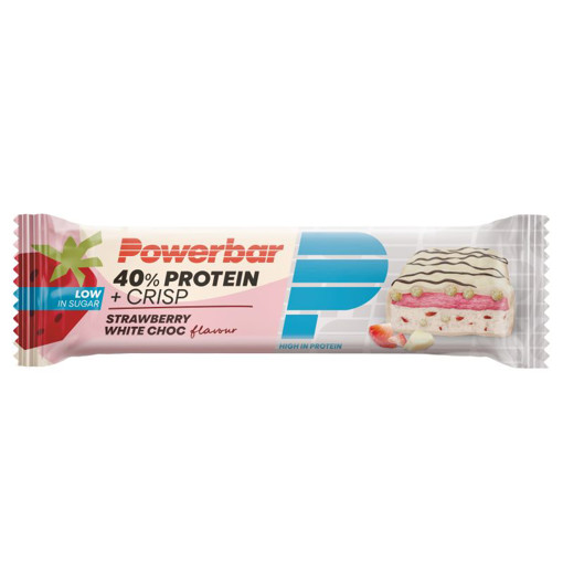 afbeelding van protein+ bar crisp straw&w cho