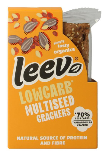 afbeelding van Lowcarb crackers multiseed demeter bio