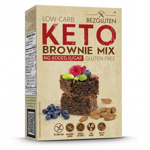 afbeelding van keto brownie mix