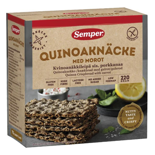 afbeelding van knackebrod quinoa