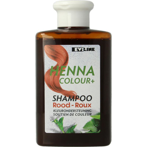 afbeelding van henna cure shamp colour+ rood