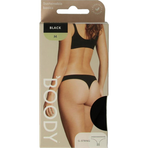 afbeelding van g-string zwart medium