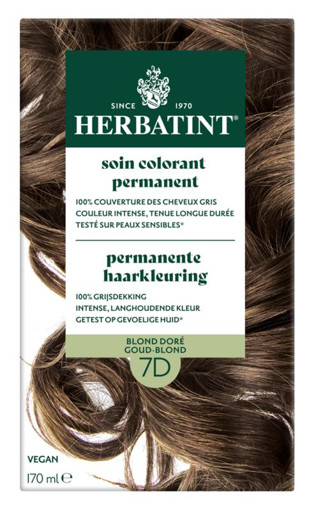 afbeelding van Herbatint 7d goudblond