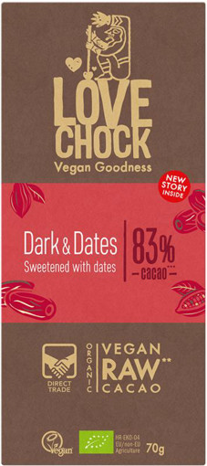 afbeelding van Lovechock dark & dates bio